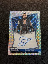 2026 Topps Chrome WWE Damian Priest Blue Brand Auto Geometric ANN