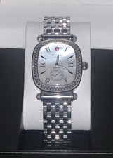 MICHELE Caber Isle Diamond Stainless Steel Quartz Women's Watch Mother of Pearl