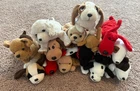 Ty Beanie Babies Lot of 16 Vintage Retired 90s Puppies Dogs Tush Tags