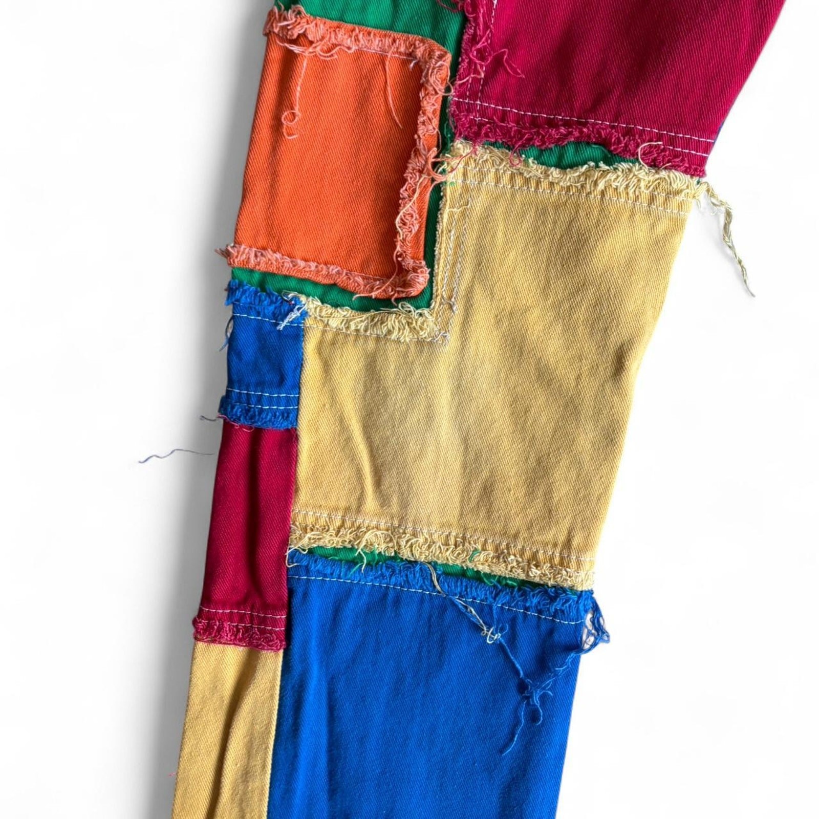 Patchwork Colorblock Pants – Clowncore Maximalist… - image 6