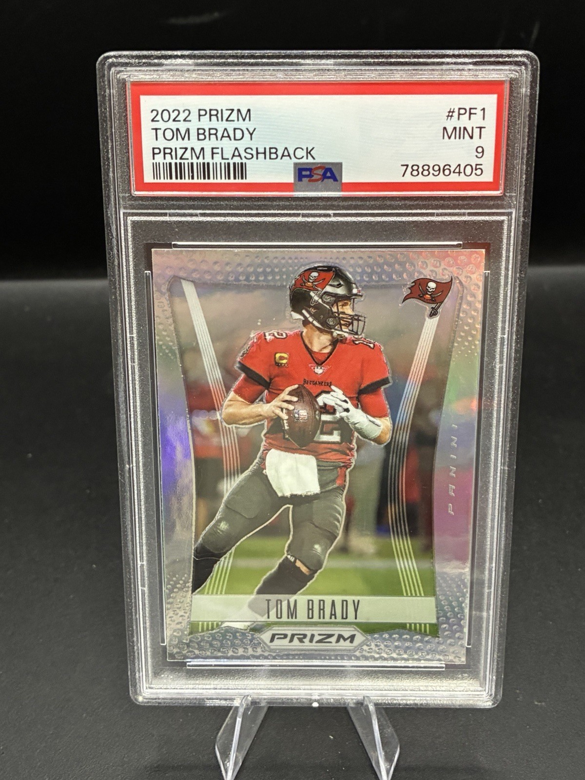 Tom Brady 2022 PSA 9 Mint Panini Nfl Prizm Flashback Silver #Pf-1 Buccaneers Mt