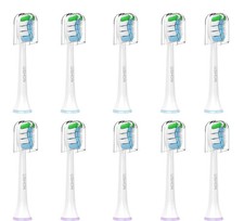 Replacement Toothbrush Heads Compatible with Phillips Sonicare Snap-on 10pc Pack