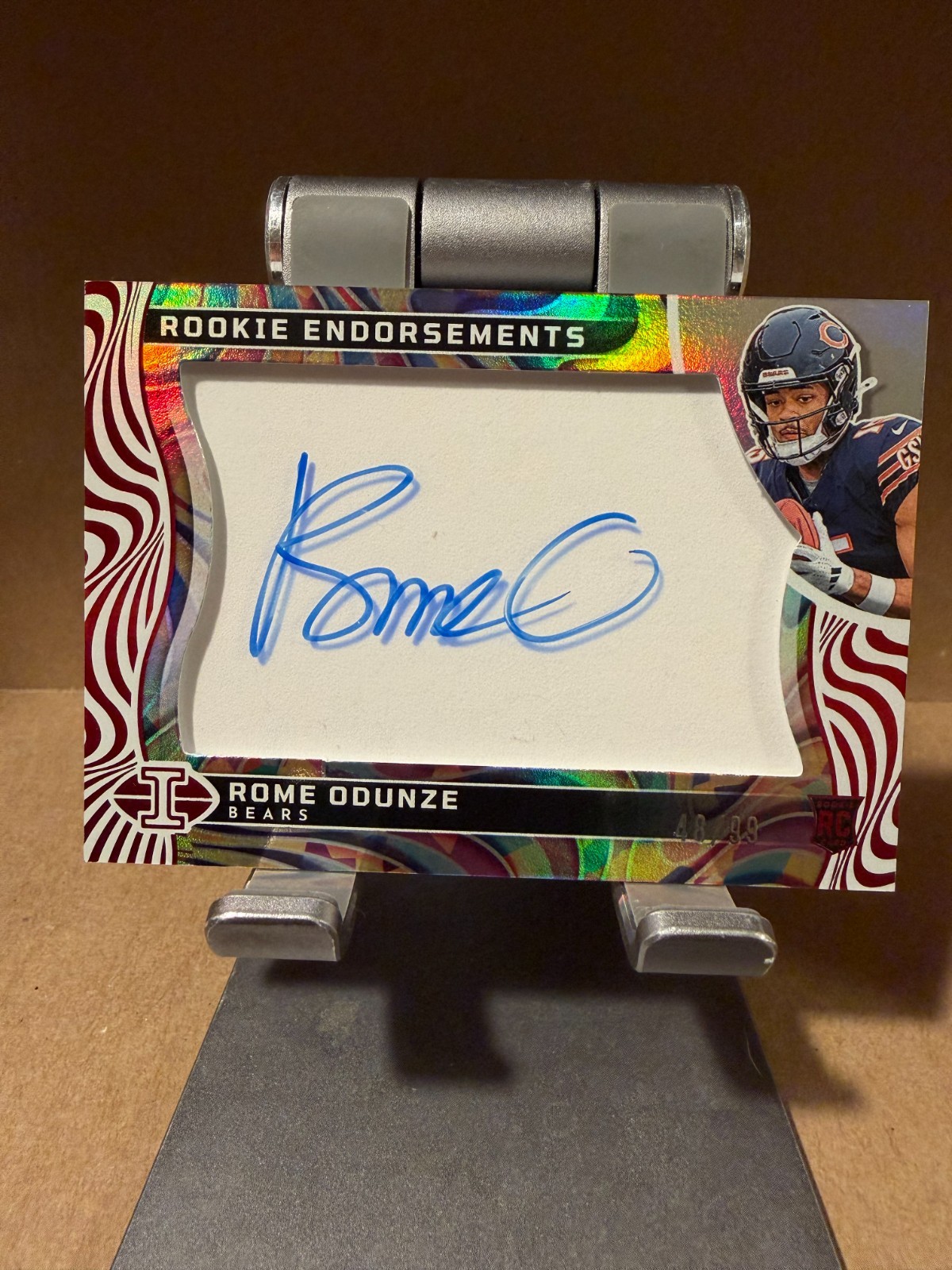 Rome Odunze Panini Illusions Rookie Endorsements Autographs #REROE Base