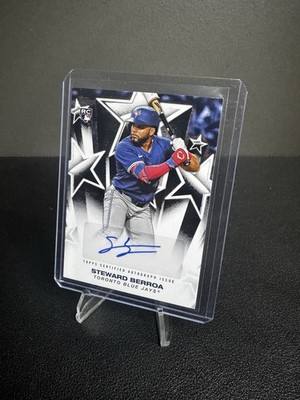 STEWARD BERROA RC BASEBALL STARS AUTO -- 2025 Topps Series 2 #BSA-SBE Blue Jays