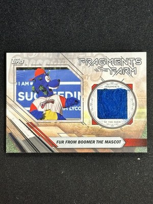 2017 Topps Pro Debut Fragments of the Farm Relics Fur from Mascot Boomer