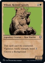 Wilson, Refined Grizzly (Showcase) 411 Commander Legends: Battle for Baldur's Gate Foil