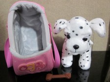 Our Generation Hop In Dog Carrier Pet Plush Puppy Dalmatian for 18" Dolls