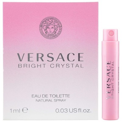 Versace Bright Crystal Eau de Toilette for Women Sample/Trial Vial 0.03 Fl Oz