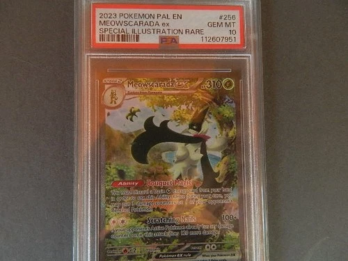 Meowscarada ex Pokemon 256/193 Sv02: Paldea Evolved Holo PSA 10