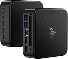 NIPOGI 4K MINI PC AMD Ryzen R5 7430U 32Go DDR4 512Go SSD WIFI BT RJ45 W-11 Pro
