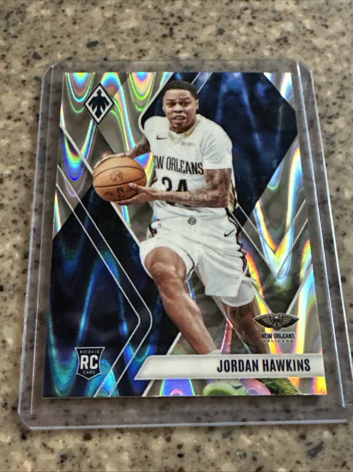 Jordan Hawkins 2023-24 Phoenix #254 Seismic Prizm RC /125 New Orleans Pelicans