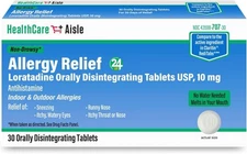 HealthcareAisle Allergy 24H Relief - Loratadine 10mg - 30 Tablets *EXP: 08/2027*