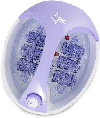 Fußsprudelbad Fußmassagegerät Elektrisch Vibration mit Wärmefunktion Infrarot