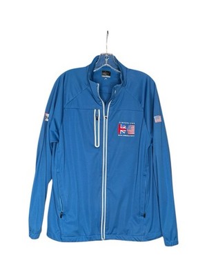 Greg Norman Men s Medium Simpson Cup Royal Birkdale 2017 Golf Jacket Blue VGUC! 