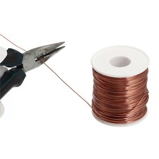 72m 18 Gauge Diameter 99.9% Soft Copper Wire GARDENING CRAFTS Decoration Wire