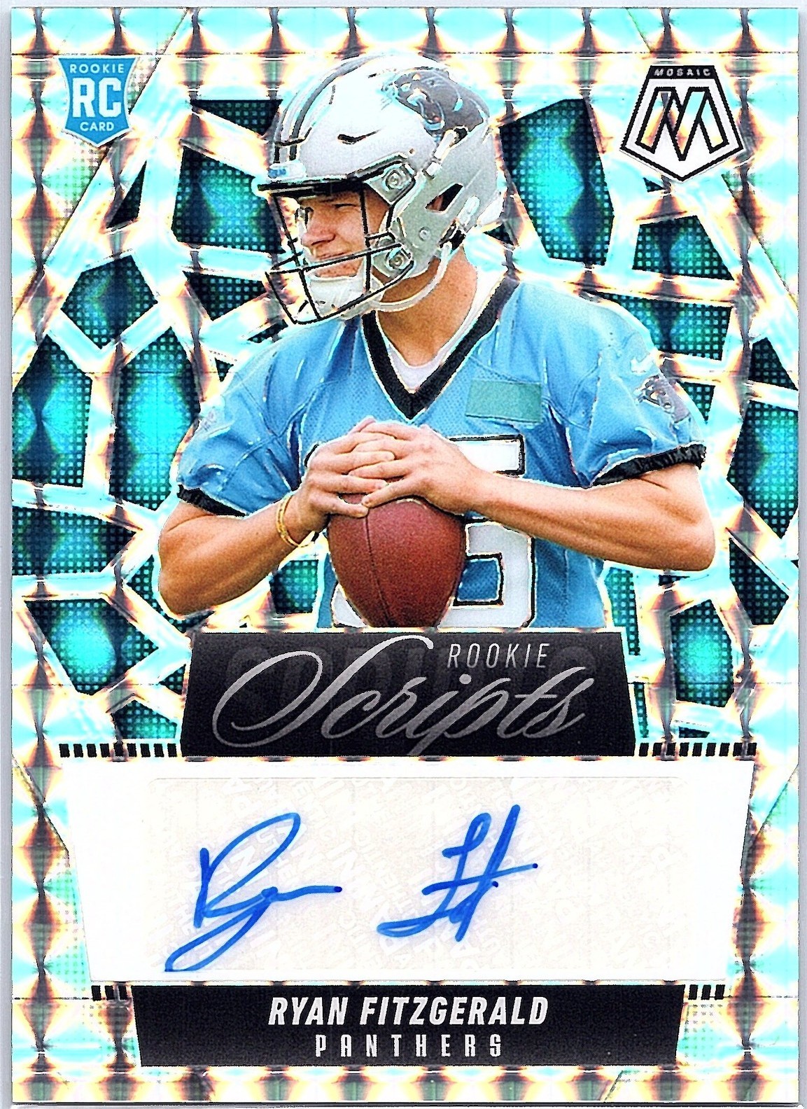 2025 Panini Mosaic - Rookie Scripts Ryan Fitzgerald #RS-RFD (AU, RC ...