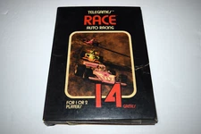 Race Atari 2600 Sears Tele-Games Video Game Complete in Gatefold Box