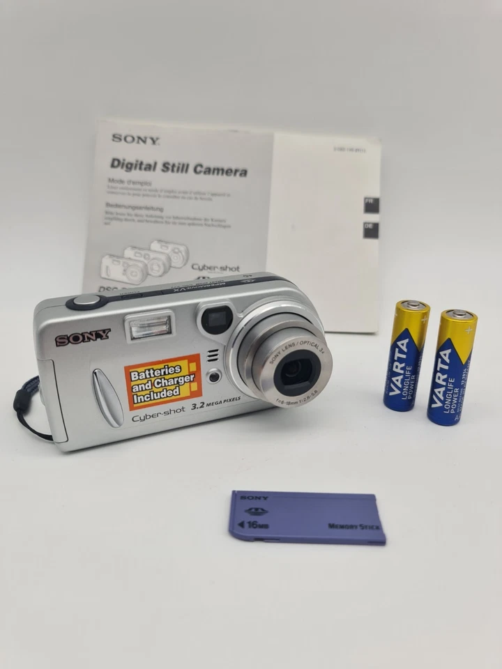Sony Cybershot MPEG DSC P72 3,2MP Digitalkamera