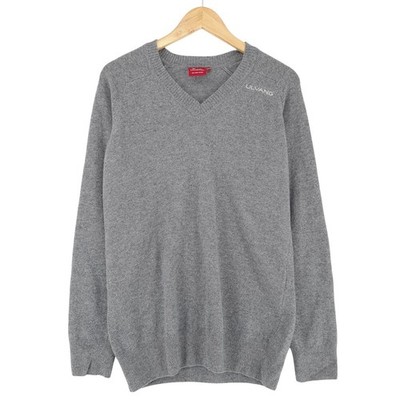Ulvang Mens Pullover Grey Wool Pi7 Size L
