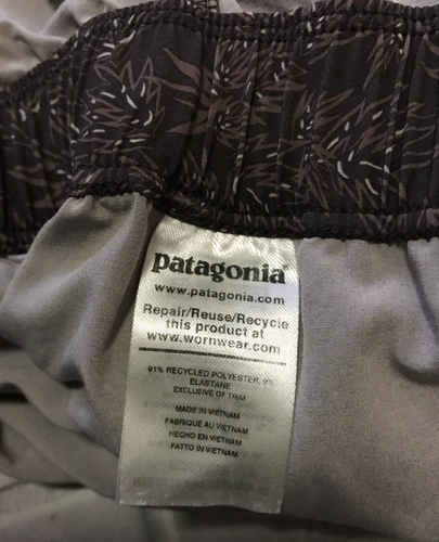 Patagonia Fleetwith Romper Size Small Basalt Brown Cris Cross Back Pockets - Picture 9 of 20