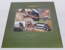 ASTON MARTIN V-8 Vintage Auto Sales Brochure 1977-78 Single Page Sales Sheet