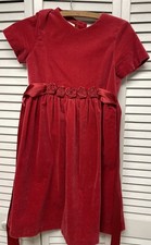 Vtg Laura Ashley Mother  Child red dress sz 7