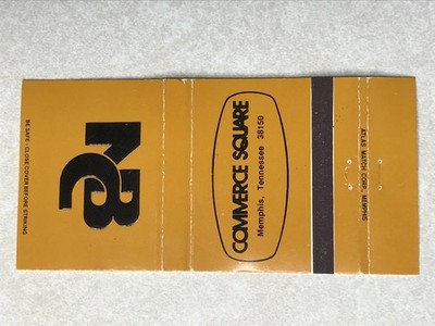 BA28 Matchbook Cover Commerce Square Company Memphis Tennessee TN