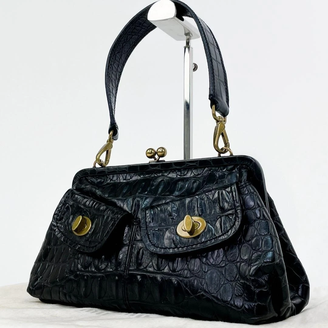 Black Leather Exterior Miu Miu Bags & Handbags for Women for sale