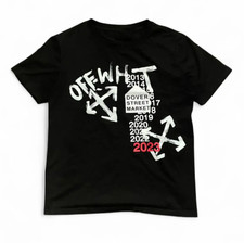 Rara maglietta Off-White Virgil Abloh x Dover Street Market ristampa grafica S-5XL