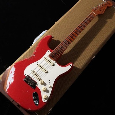 Fender Custom Shop 1957 Stratocaster Heavy Relic Aged Fiesta Red