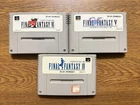 NINTENDO SUPER FAMICOM JAPAN FINAL FANTASY 4  5 6  Ⅳ Ⅴ Ⅵ　set