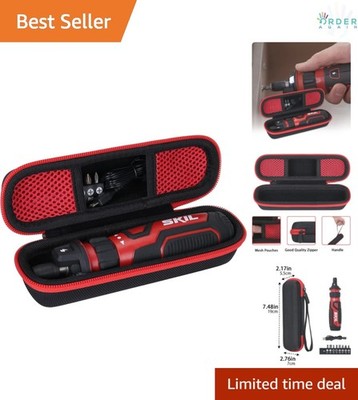 Hard Carrying Case for SKIL 4V Cordless Screwdriver Waterproof Shockproof