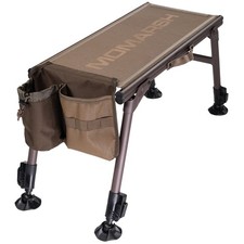 MOMARSH Mobile Bench Seat Hunting Chair w/Mesh & Drink Holder, Adjustable #31592