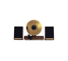 Fuse Audio GLD Vertical Record Player with Speakers