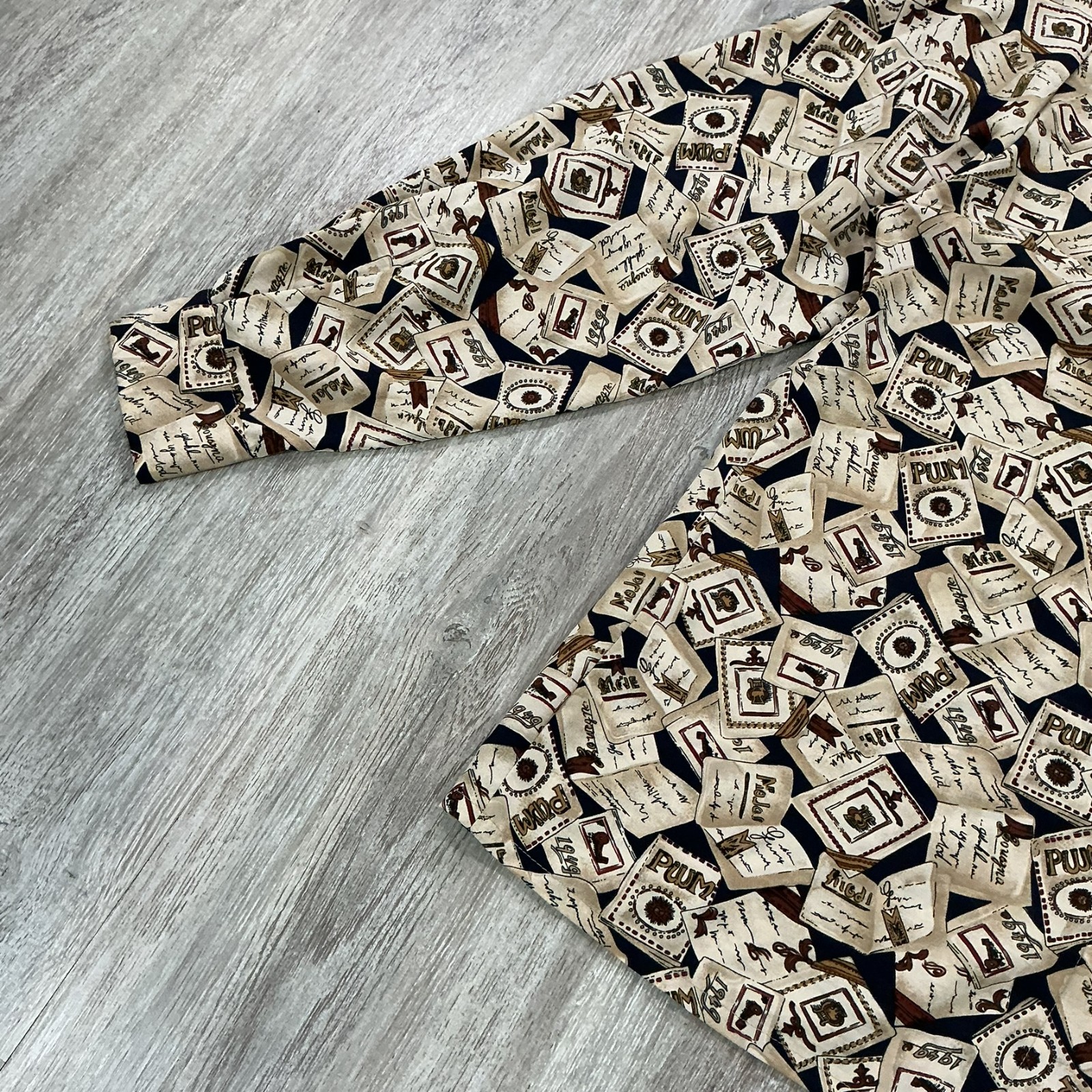 Vintage Women's Pendleton Pattern Long Sleeve Shi… - image 7