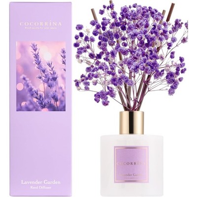 Lavender Garden Raumduft Reed Diffuser 200ml - Natürlich, Langanhaltend