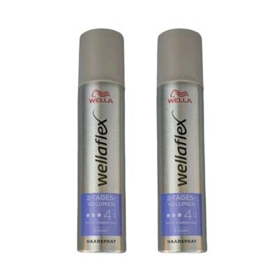 Wella/Wellaflex 2-Tages-Volumen ''Reisegröße'' 2x75ml/Haarspray/Haarstyling 