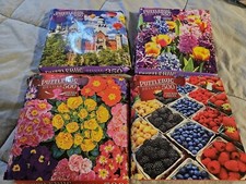 Lot Of 4 New Puzzlebug Deluxe 350/500 Pieces