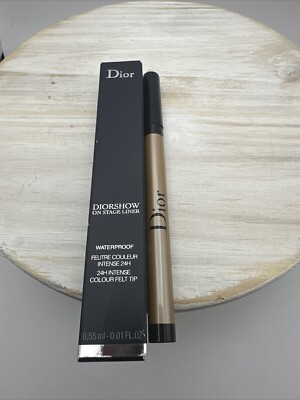 Dior DIORSHOW On Stage Waterproof Eyeliner  ~ New With Box ~ 551 Pearly Bronze