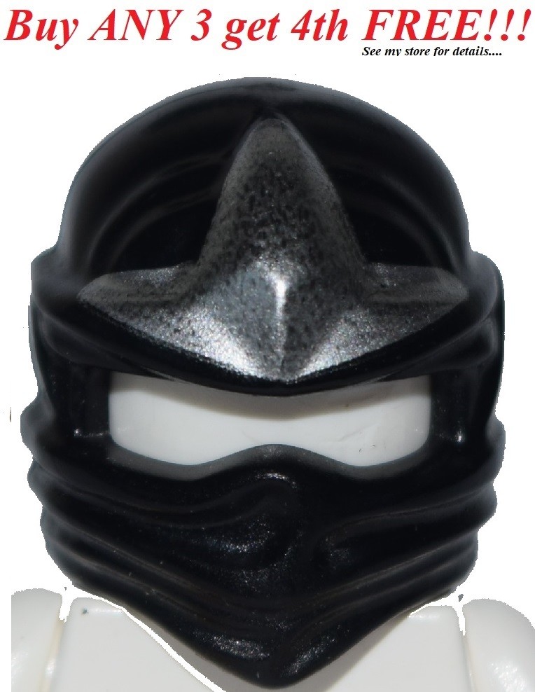 ☀️NEW Lego Ninjago Ninja BLACK HEAD WRAP ZX Cole Minifig ☀️NEW Lego Ninjago Ninja BLACK HEAD WRAP ZX Cole Minifig