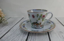 Vintage Peacock by Spode Tea Cup & Saucer W156