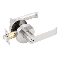 Probrico Satin Nickel Heavy Duty Privacy Passage Keyed（Entry） Door Lever Lock