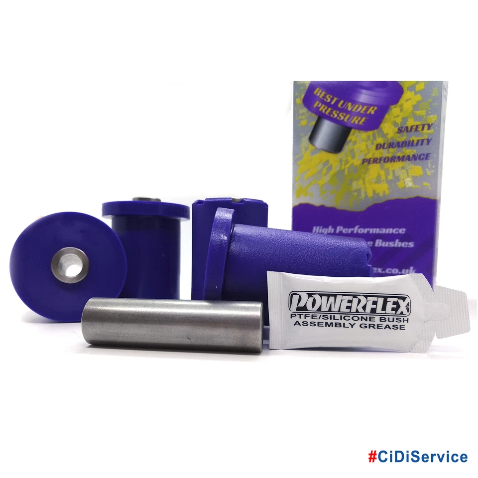 Kit 4 Silent Block Powerflex Supporti Bracci Posteriori Fiat Panda (169) 4X4 - Immagine 2 di 4