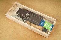Opinel Pilzmesser Nr. 8 Aus Eichenholz Mit Etui In Geschenkbox O79