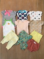 Carter's, Cat  Jack, Others Infant Girls Clothing Lot of 10 Size 0-3, 3 Months