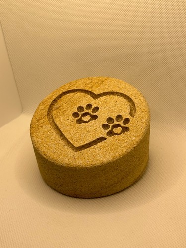 Memorial Keepsake-Paws Across My Heart- Sandstone - Picture 7 of 16