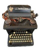 Antique L.C. Smith&Bros Typewriter Co.No.8. Serial No.30849-8.Amazing Condition thumbnail