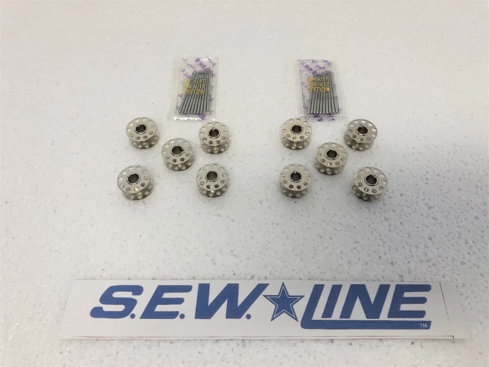 SEWLINE 20 NEEDLES & 10 BOBBINS FOR SLP-106 & 146 INDUSTRIAL SEWING MACHINE