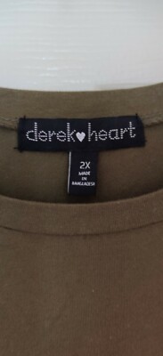 derek heart t shirt dress NWT DEREK HEART PLUS SIZE 3X WHITE FITTED T-SHIRT DRESS