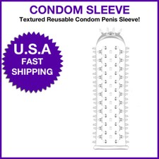 Texturizado Condones Cond n Reusable Reutilizable Masculino Para Hombres Pene C
